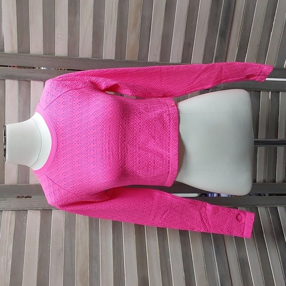 Women's Seamless Crop Long Sleeve Top | JoyLab | X Large - Picture 1 of 12